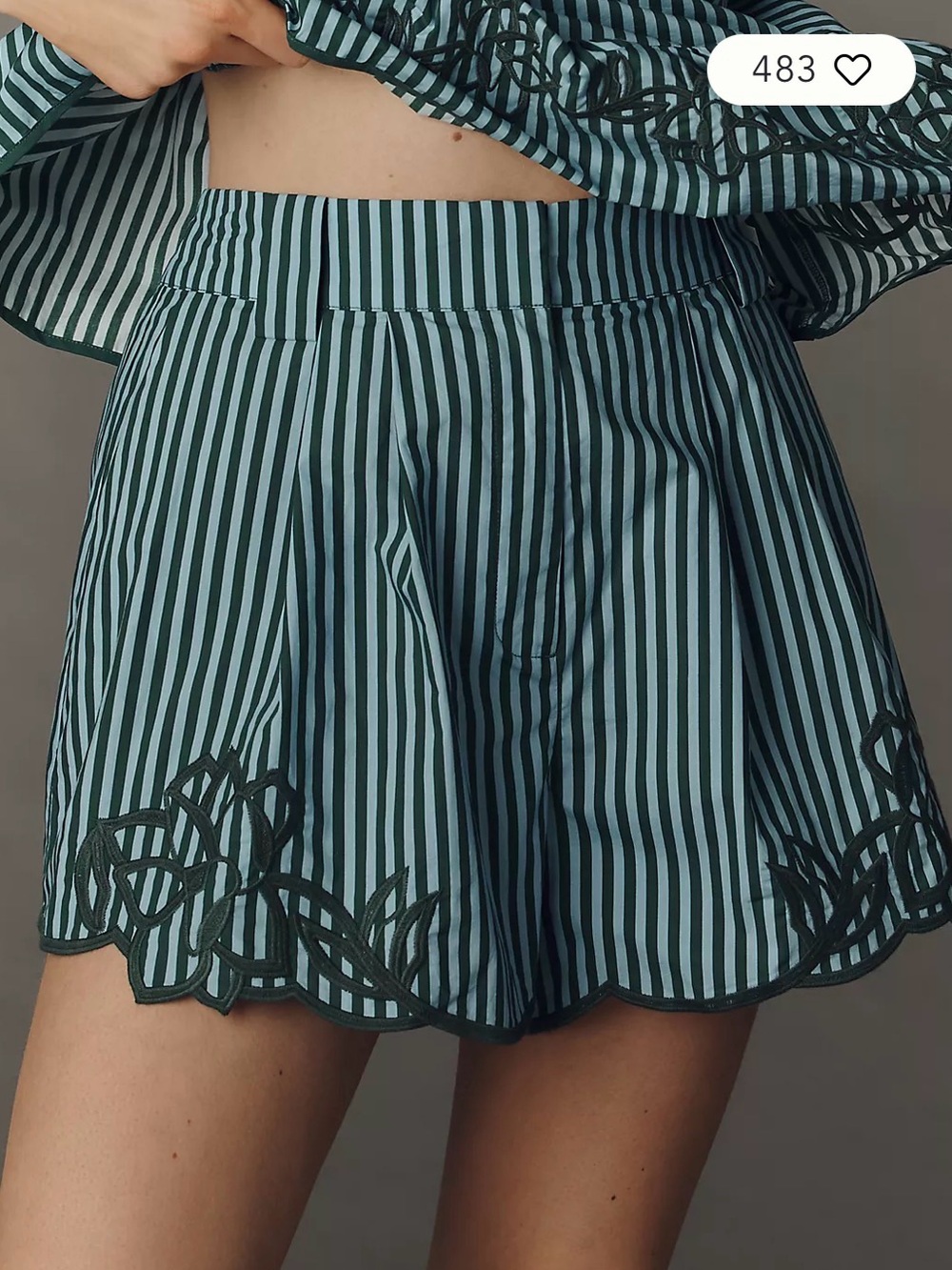 Farm Rio Embroidered Shorts